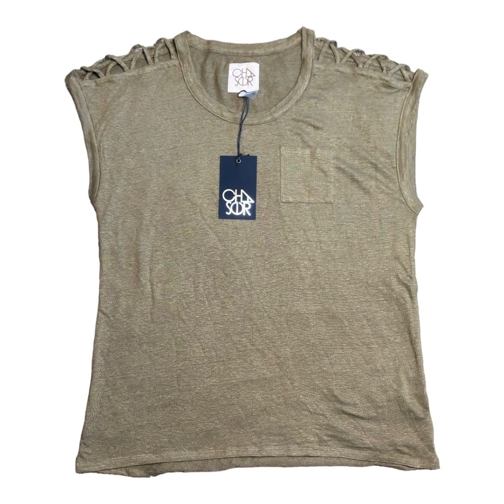 Nwt Chaser Noreena Top / olive green